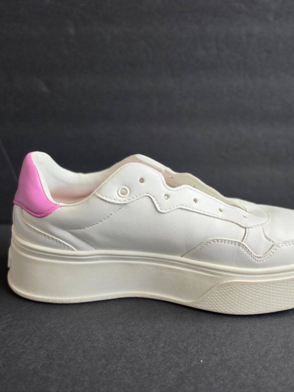 EUC - Bershka Care Bears Platform Sneakers Women’s Sz 10 White Pink Kawaii Shoes - Picture 9 of 12